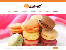 Tablet Screenshot of italmill.com